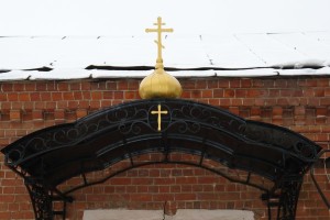 Освящение креста в Сарапульском женском Благовещенском монастыре 270316