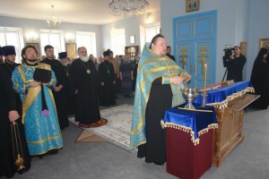 Освящение монастырского Благовещенского храма 050416 Сарапул Удмуртия (32)